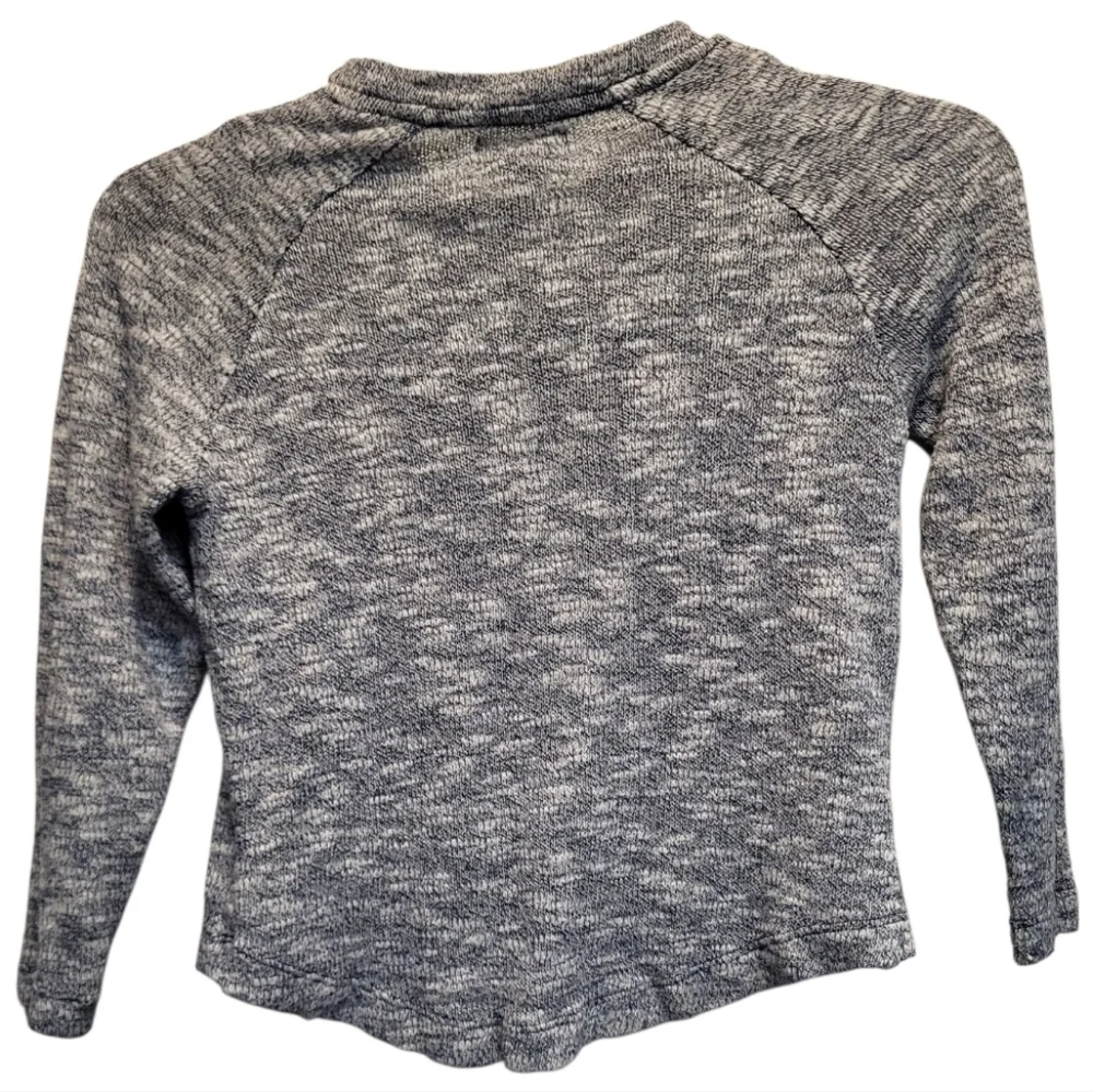 Kids Old Navy Textured Knit Sweater - Blue and White Size S